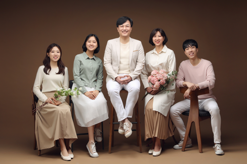 최근에 찍은 가족사진