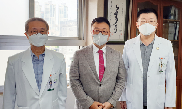 서울시병원회 고도일 회장 성애병원 방문, 환담
